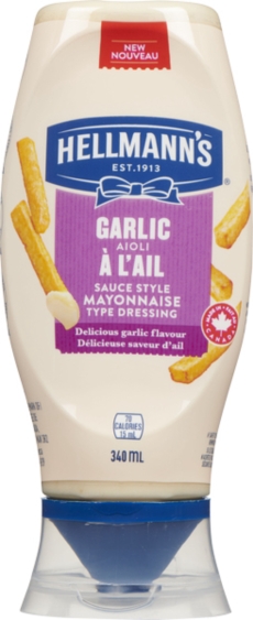 Garlic Aioli Mayonnaise Squeeze Bottle