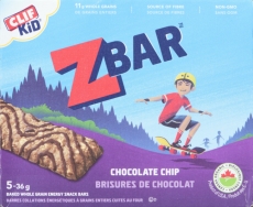 ZBAR CHOCOLATE CHIP 5PK 180G