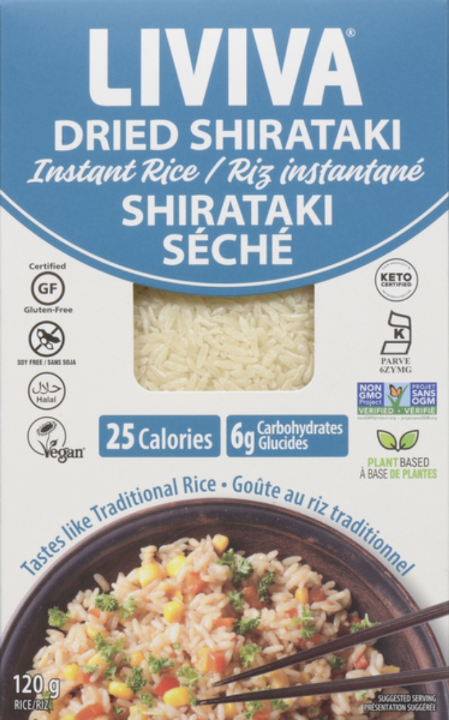 Dried Shirataki Instant Rice