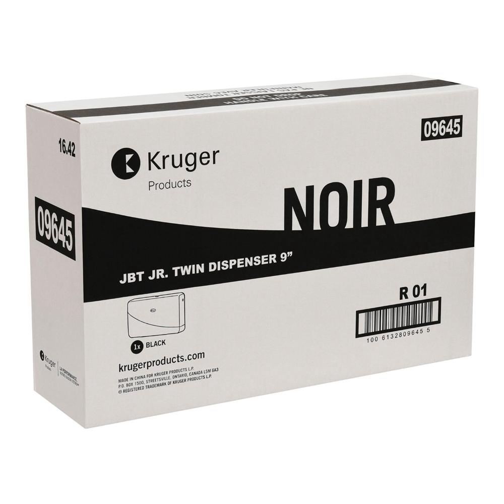 DISPENSER TOILET PAPER 2 ROLL GIANT JR BLACK