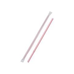 STRAW FLEX MILKSHAKE IND. WRAP 8" PP