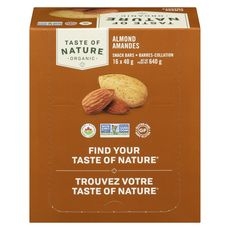 Organic Almond Fruit and Nut Snack Bar, 40 Gram
