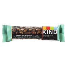 Healthy Snacks Almond Mint and Dark Chocolate Bar, 40 Gram
