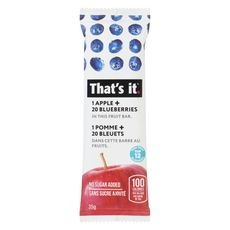 1 Apple 20 Blueberry Fruit Bar, 35 Gram