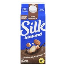 SILK ESL ALMOND DARK CHOCOLATE 1.89L