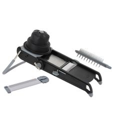 Black Swing Plus Mandolin Slicer, 15.8 x 5.3 x 2.1 inch