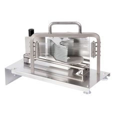 5.5 mm Thickness Horizontal Stainless Steel Tomato Slicer, 18.8 x 7.8 x 12.5 inch