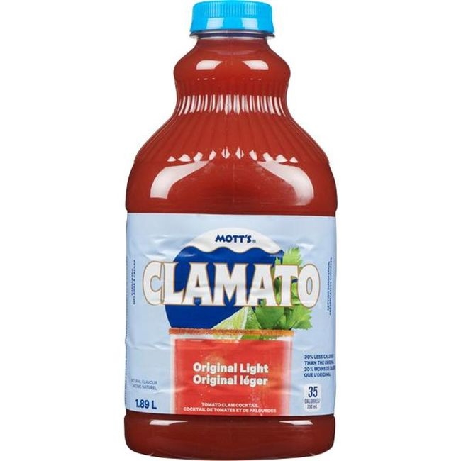 Original Light Tomato Clam Juice Cocktail