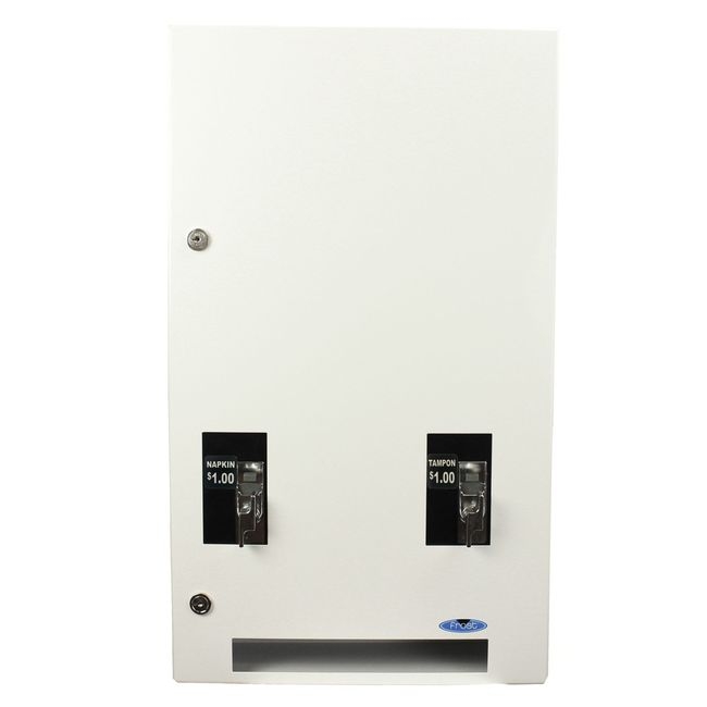 Surface Mounted Double Napkin/Tampon Dispenser