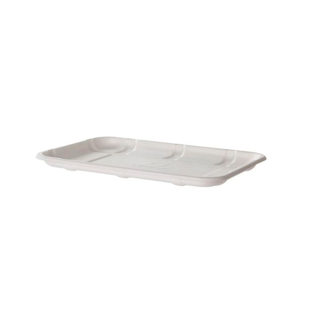Renewable Compostable Sugarcane Meat and Produce Tray
