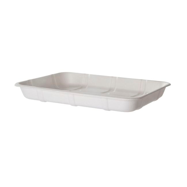 Renewable Compostable Sugarcane Meat and Produce Tray