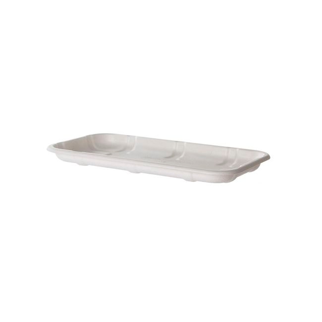 Renewable Compostable Sugarcane Meat and Produce Tray