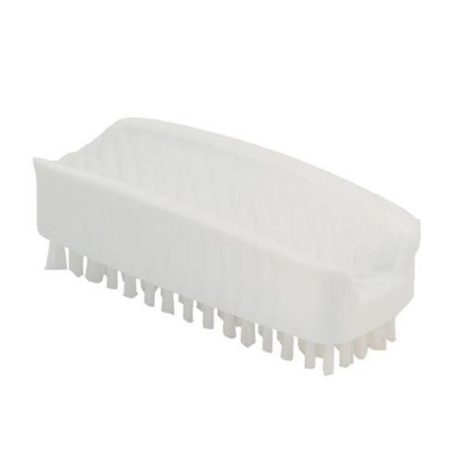 3623900 Sparta Plastic White Hand and Nail Brush with Polypropylene Bristles, 3.5 in Length