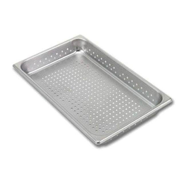 30223 Super Pan V Stainless Steel Half Size Perforated Steam Table Pan, 2.5 in Deep