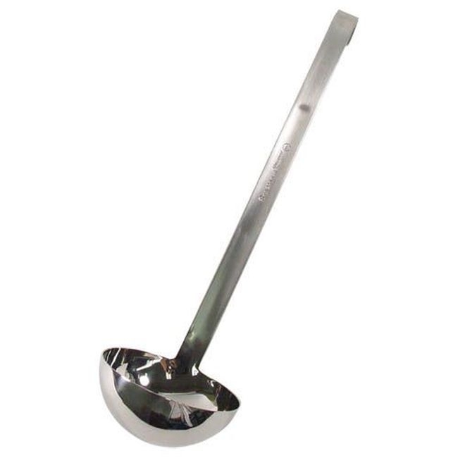 4980810 Heavy Duty Stainless Steel One Piece Ladle, 8 oz Capacity