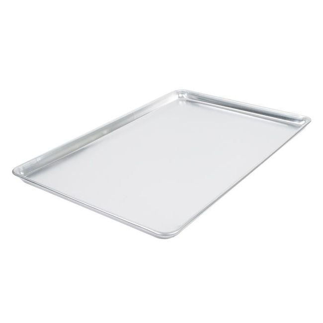TU9003 Wear Ever Heavy Duty 19 Gauge Aluminum Full Size Sheet Pan with Natural Finish