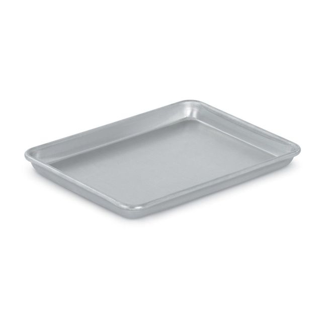 5220 Wear Ever Heavy Duty 16 Gauge Aluminum Fourth Size Sheet Pan with Natural Finish