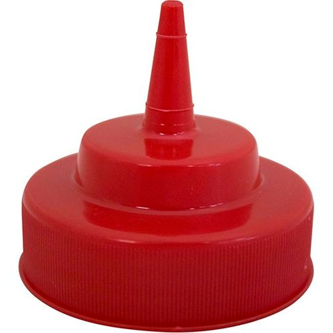 4913-02 Traex Red Single Tip Cap for Wide Mouth Squeeze Dispenser