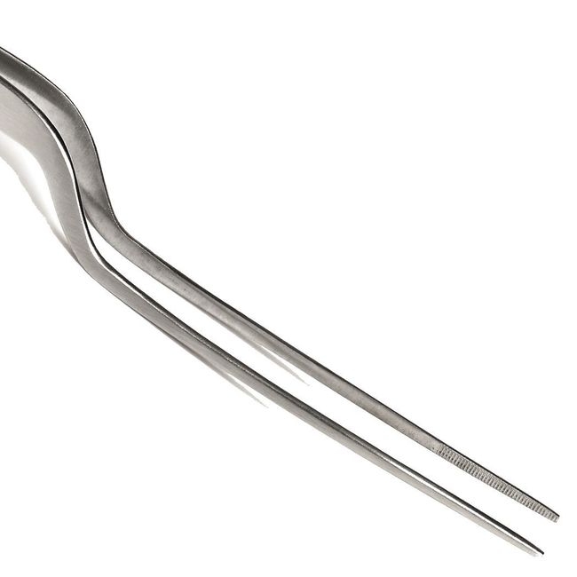 18/8 Stainless Steel Offset Precision Tong