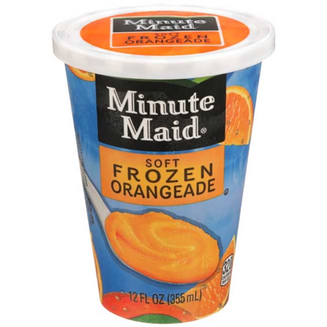 Soft Frozen Orangeade Cup