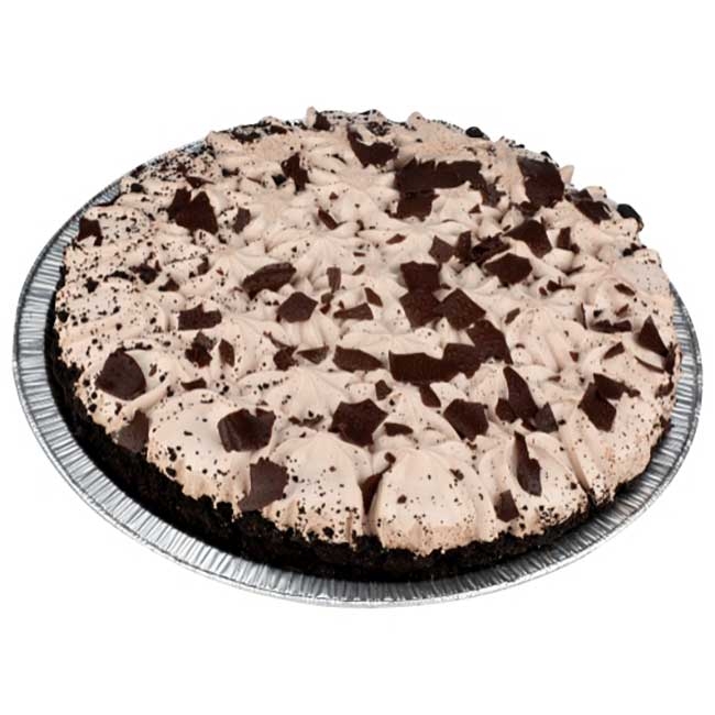 Chocolate Mint Cream Layer Pie