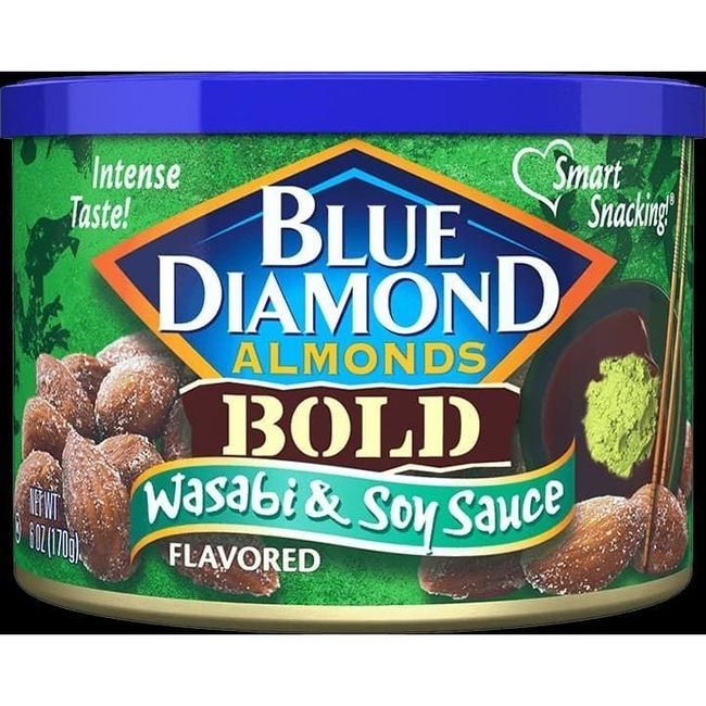 Wasabi and Soy Sauce Almonds