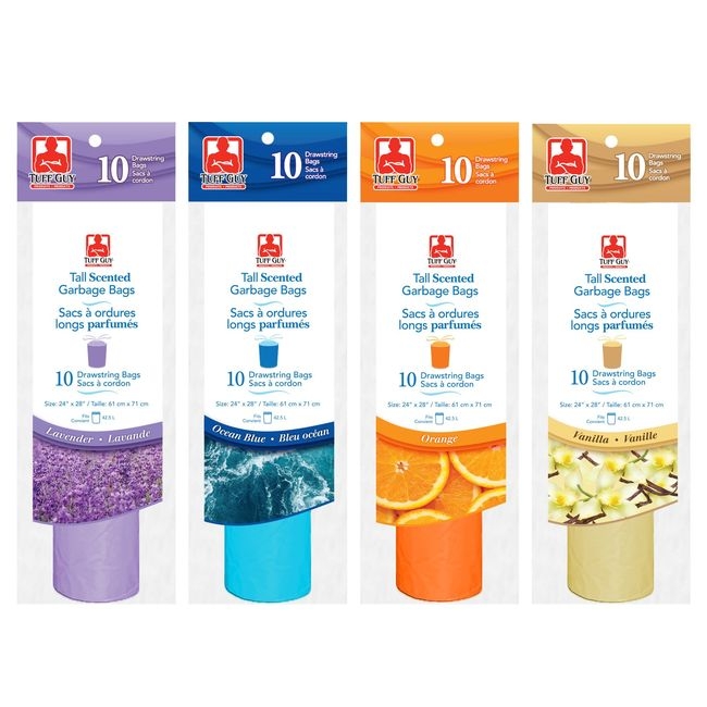 Assorted Drawstring Tall Scented Garbage Bag