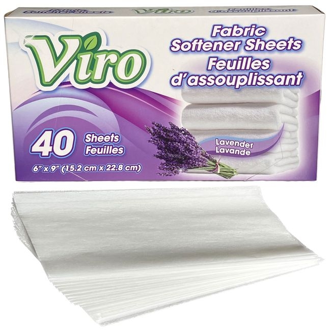 Lavender Fabric Softener Sheets