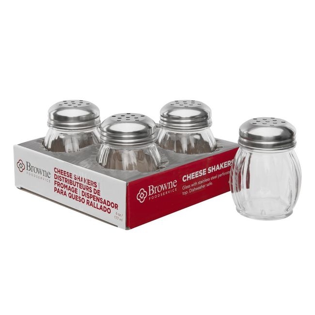 6 oz Glass Cheese Shaker