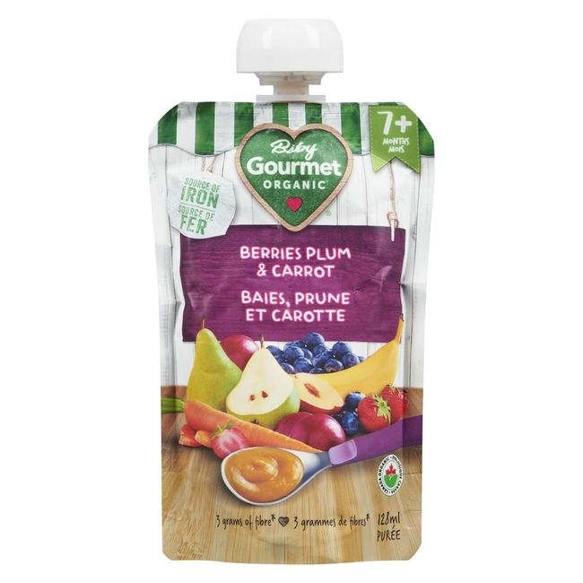 Organic Berries Plum Carrot Puree