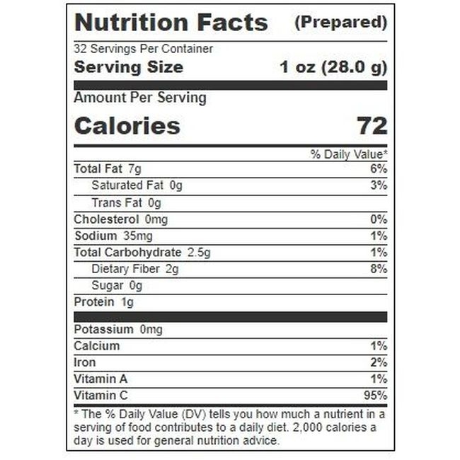 Natural Avocado Chunks