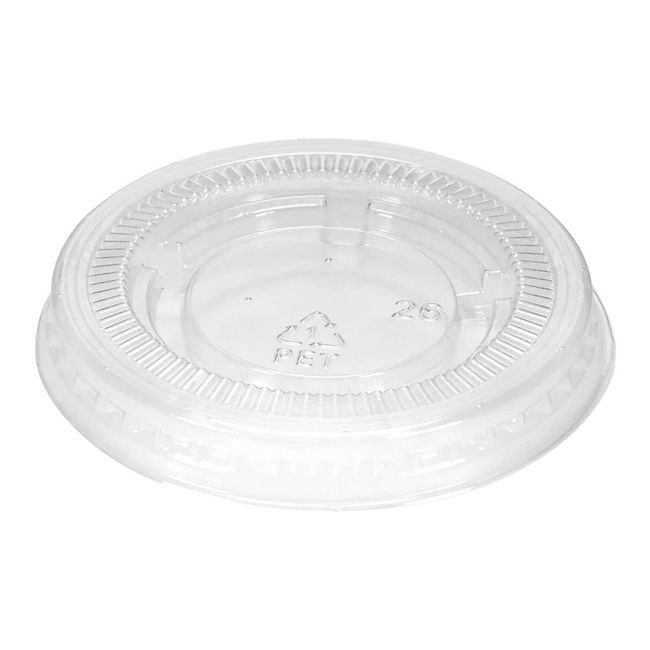 Clear PET Lid fits 0.75-1 fl oz Portion Cup