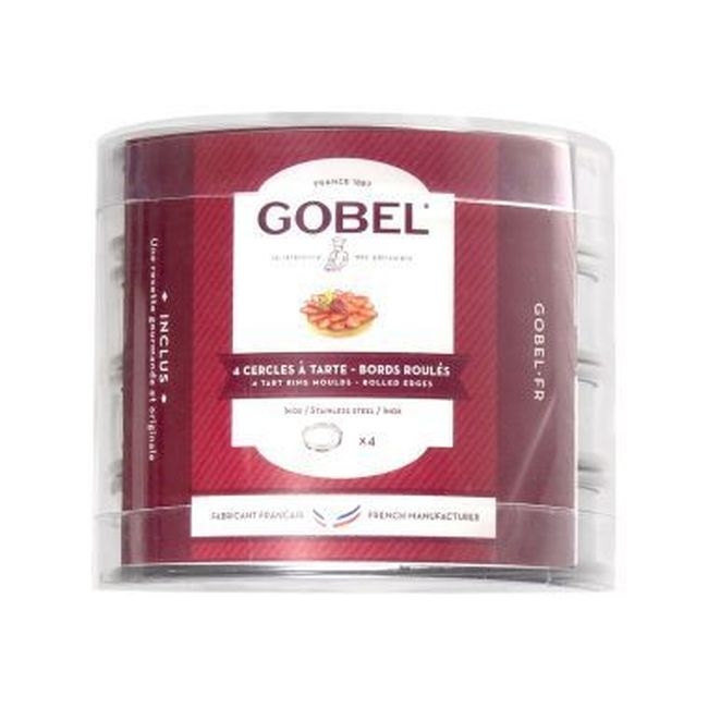 Stainless Steel Four Square Tart Rings Set