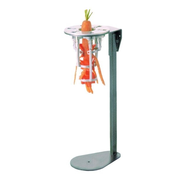 Epoxy Peeler on Stand for Large Carrots