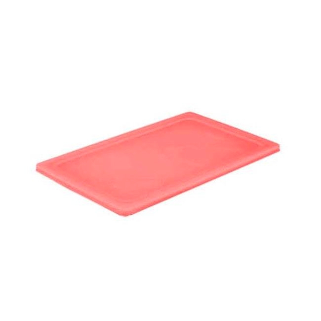 52430-02 Super Pan V Flexible Steam Table Red Full Size Pan Lid, 20.982 x 12.851 x 0.597 in