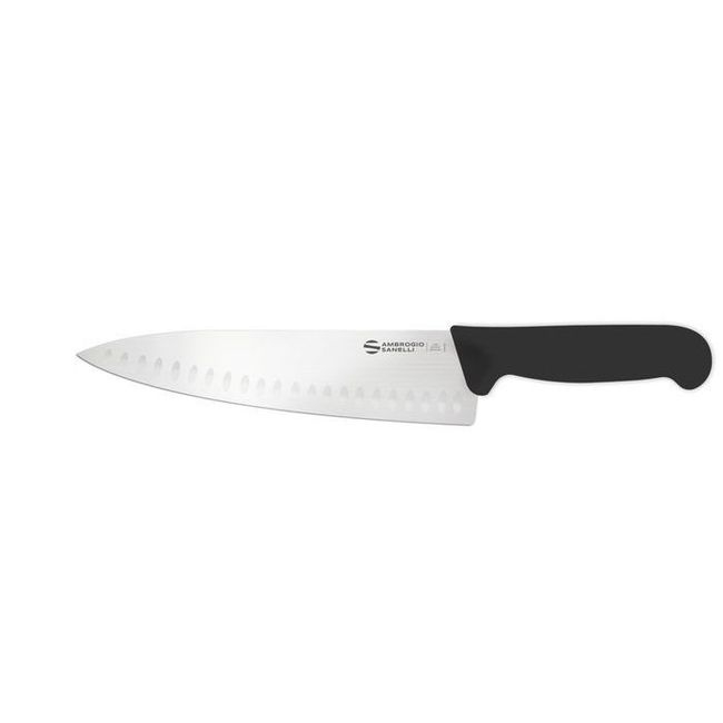 Supra Chef Knife with Granton Edge and Smooth Semi Polished Blade Finishing