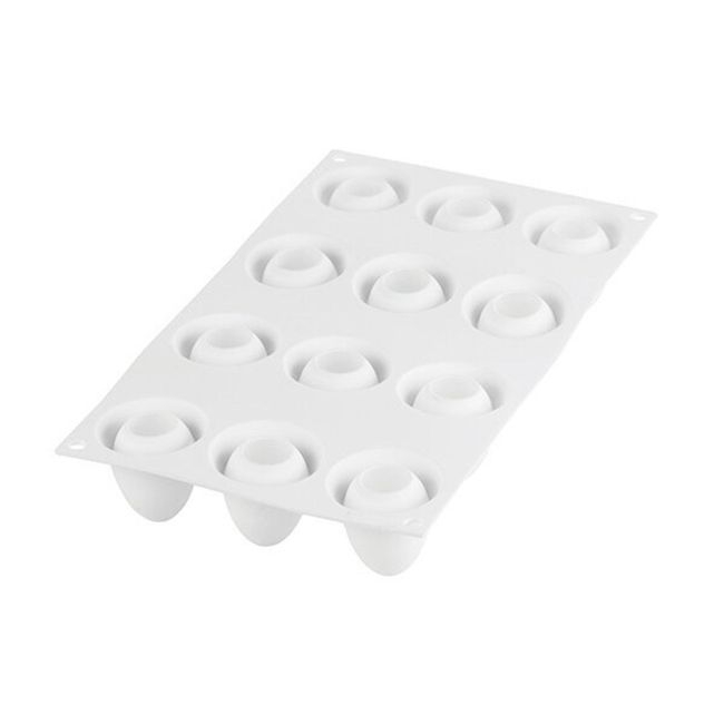 Curveflex Silicone 12 Cavities Egg Mold