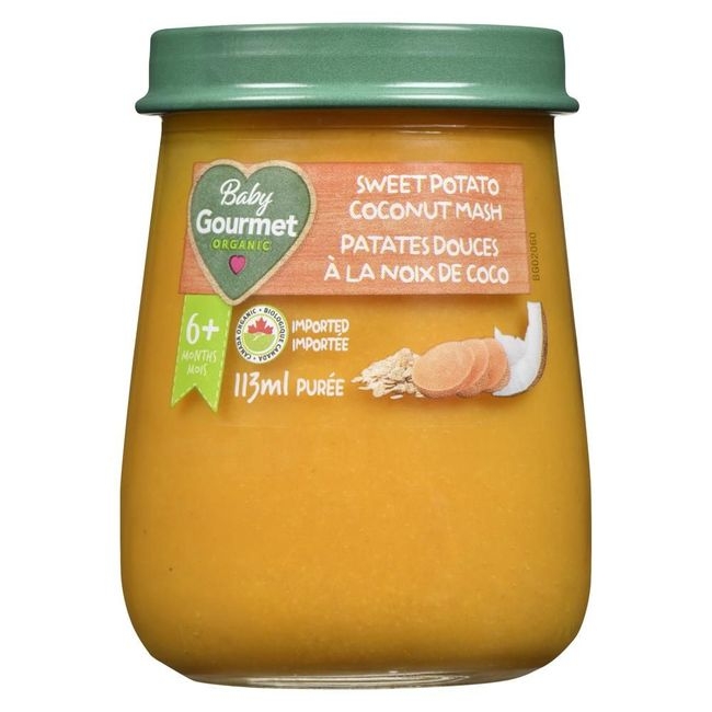 Organic Sweet Potato Coconut Mash Puree