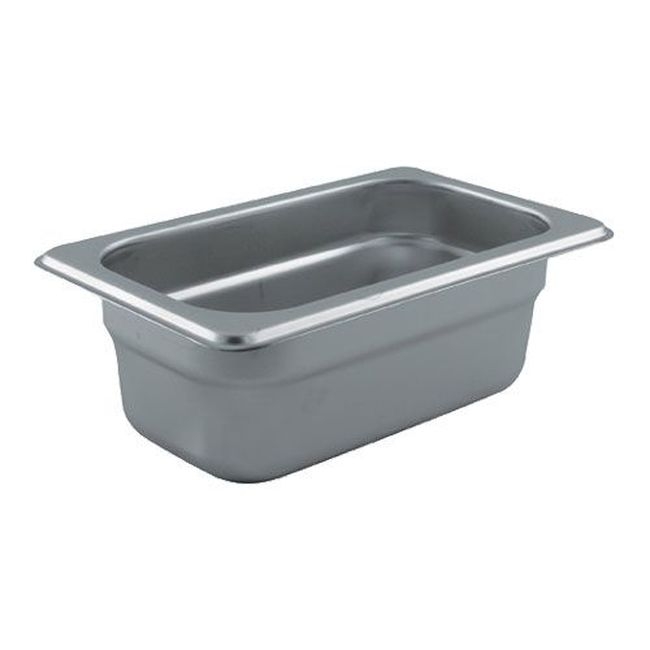 SPJL-902 25 Gauge 18/8 Stainless Steel Ninth Size Anti-Jam Steam Table Pan