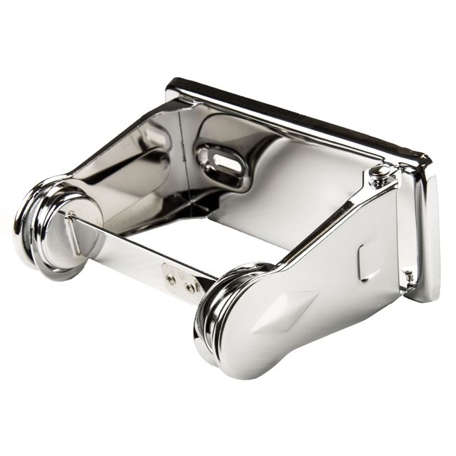 Chrome Single Roll Toilet Tissue Dispenser