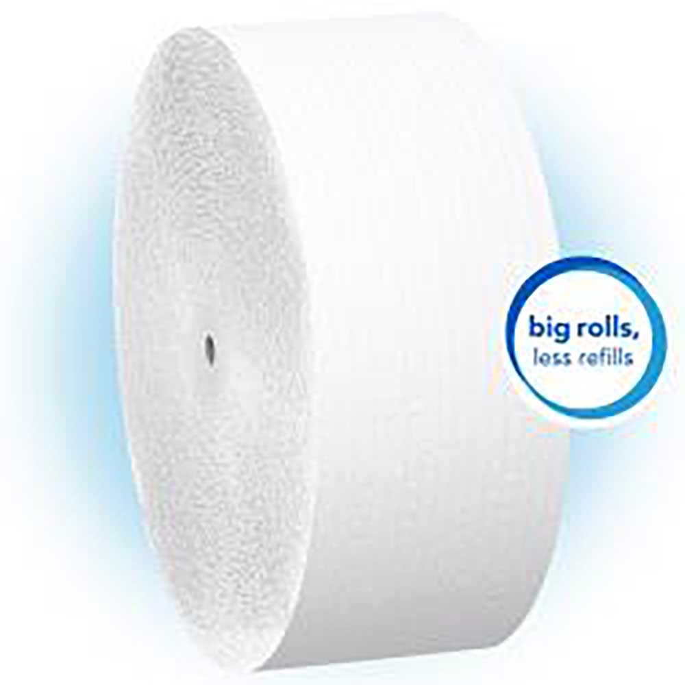 Coreless 2-Ply White Coreless Paper Bath Tissue