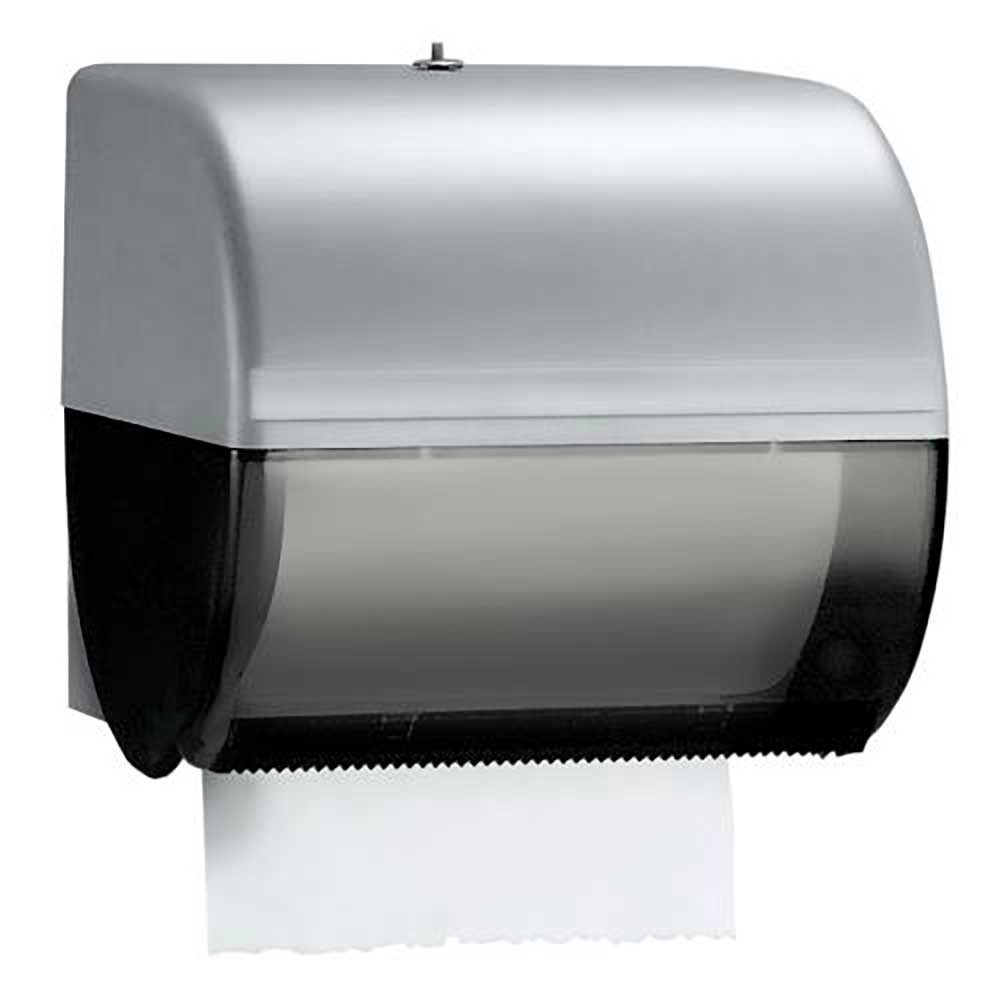 Smoke Omni Roll Hard Roll Towel Dispenser for 1.5 in Core Towel