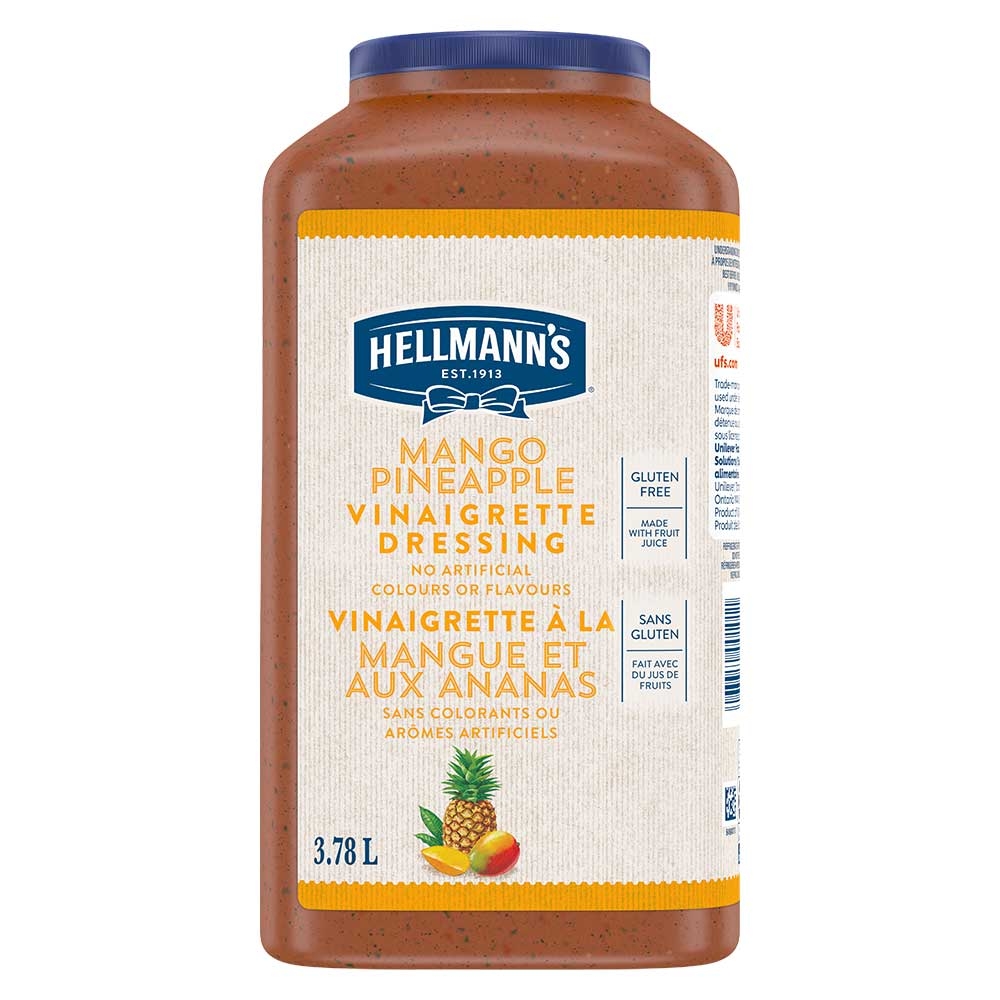 Mango Pineapple Vinaigrette Salad Dressing Jug