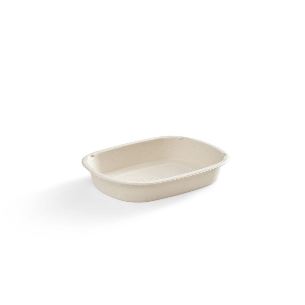 Compostable Bagasse Fibre Oval Tray