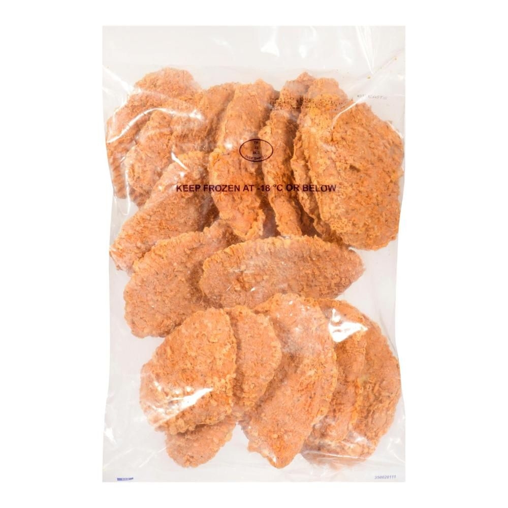 Hot and Spicy Fully Cooked Breaded Seasoned Chicken Breast