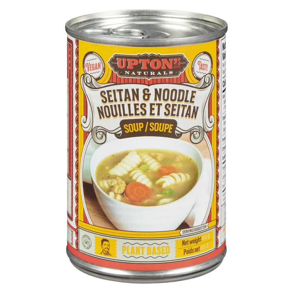 Seitan and Noodle Soup