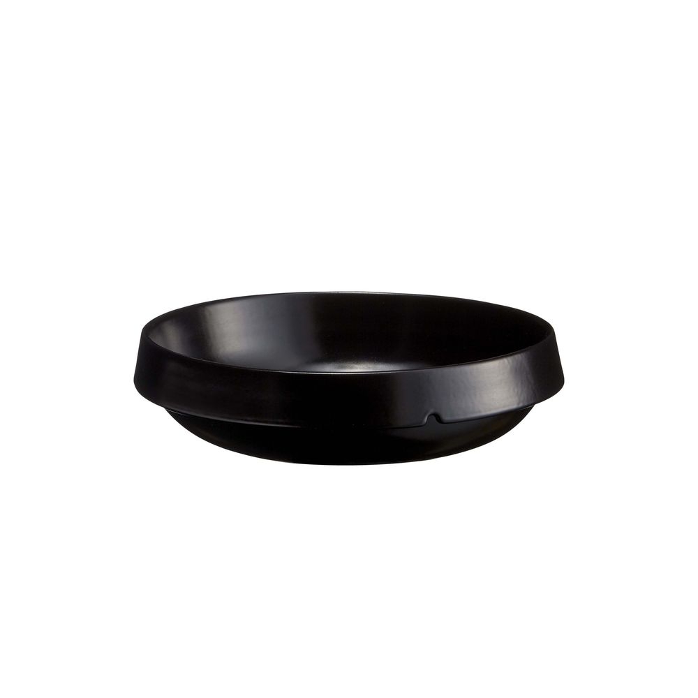 Coal Black Welcome Round Dish
