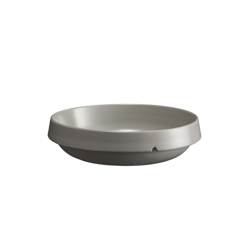 Pearl Grey Welcome Round Dish
