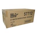 8" Regular Paper Straw 8mm diameter