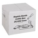 NAPKIN BAND BLACK 1X5X4.5"